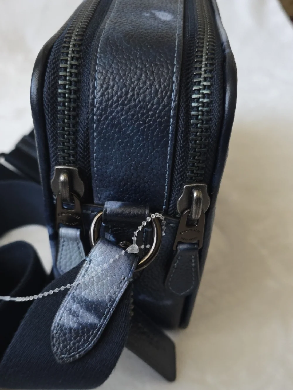 Coach Charter Crossbody Bag 24 in Midnight Navy Tie-Dye. - Picture 6 of 16